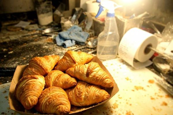 The owner's original phone photo of the croissants